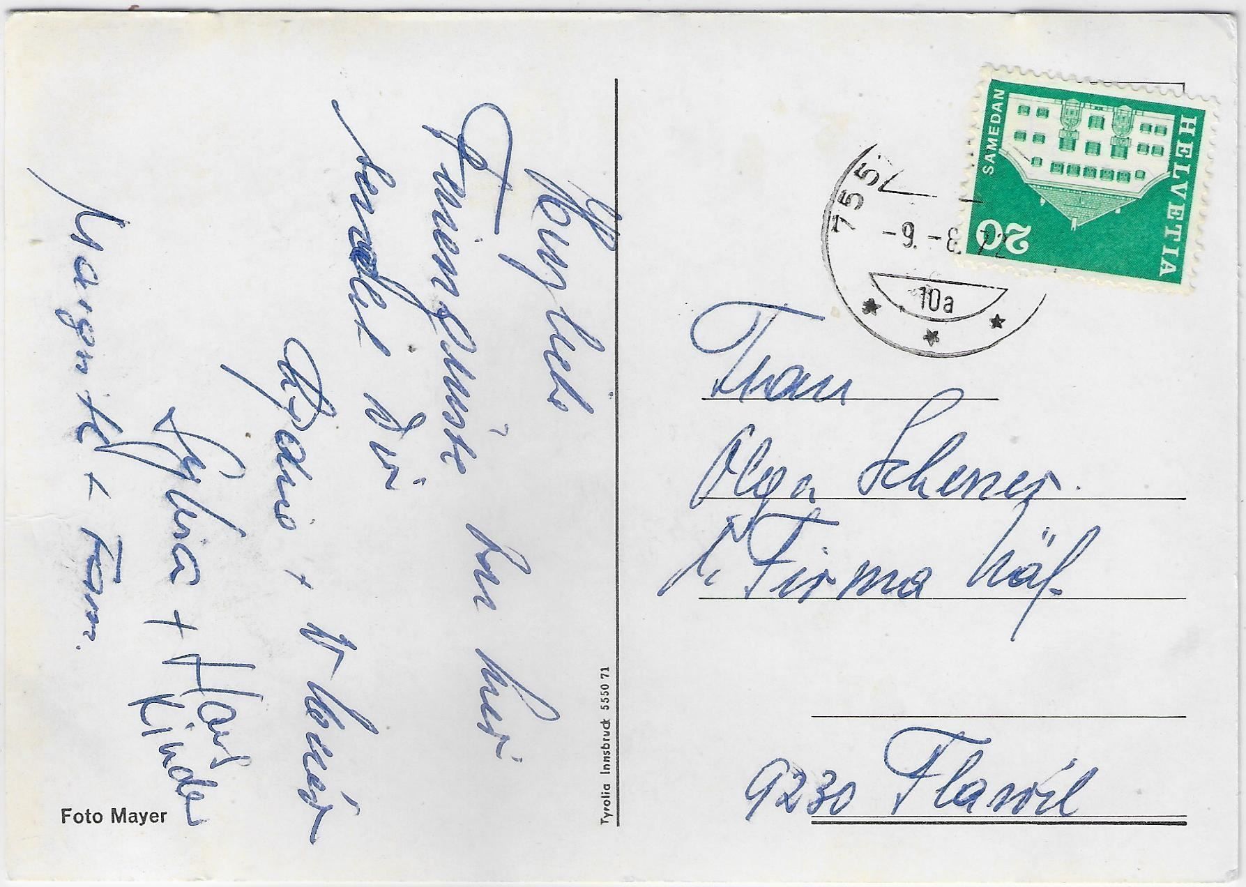 Cartoline postali: Martina Engadin - Generalansicht – Antico da Ettingen venduto da Kartenplanet 1