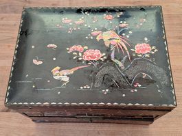 Antike japanische Suzuribako Schreibkasten Meiji-Zeit