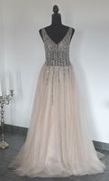 Traumhaftes  Brautkleid/Abendkleid mit Pailletten - Gr.  XL