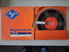 2 AGFA Magnettonbänder PE 31 – bespielt