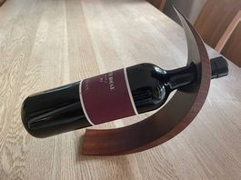 Lunivin - Support à bouteille en acajou