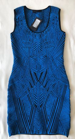 RVN robe motifs aztèques CH36-CH38 neuve avec étiquette!