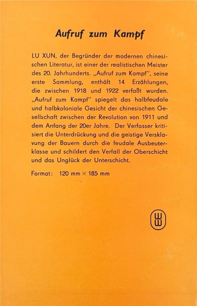 Libri: Lu Xun, Auf der Suche – Nuovo (secondo la descrizione) da Sarnen venduto da Livres 1