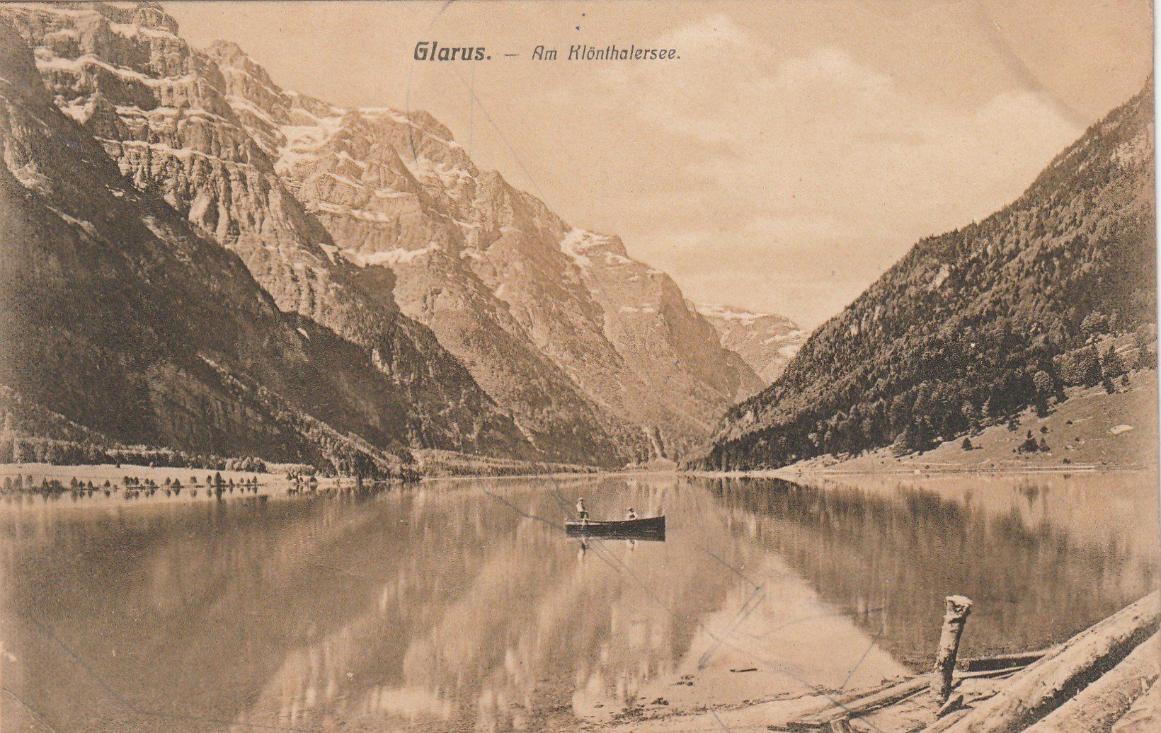 Cartoline postali: Am Klöntalersee – Usato da Rorschacherberg venduto da fratovi2