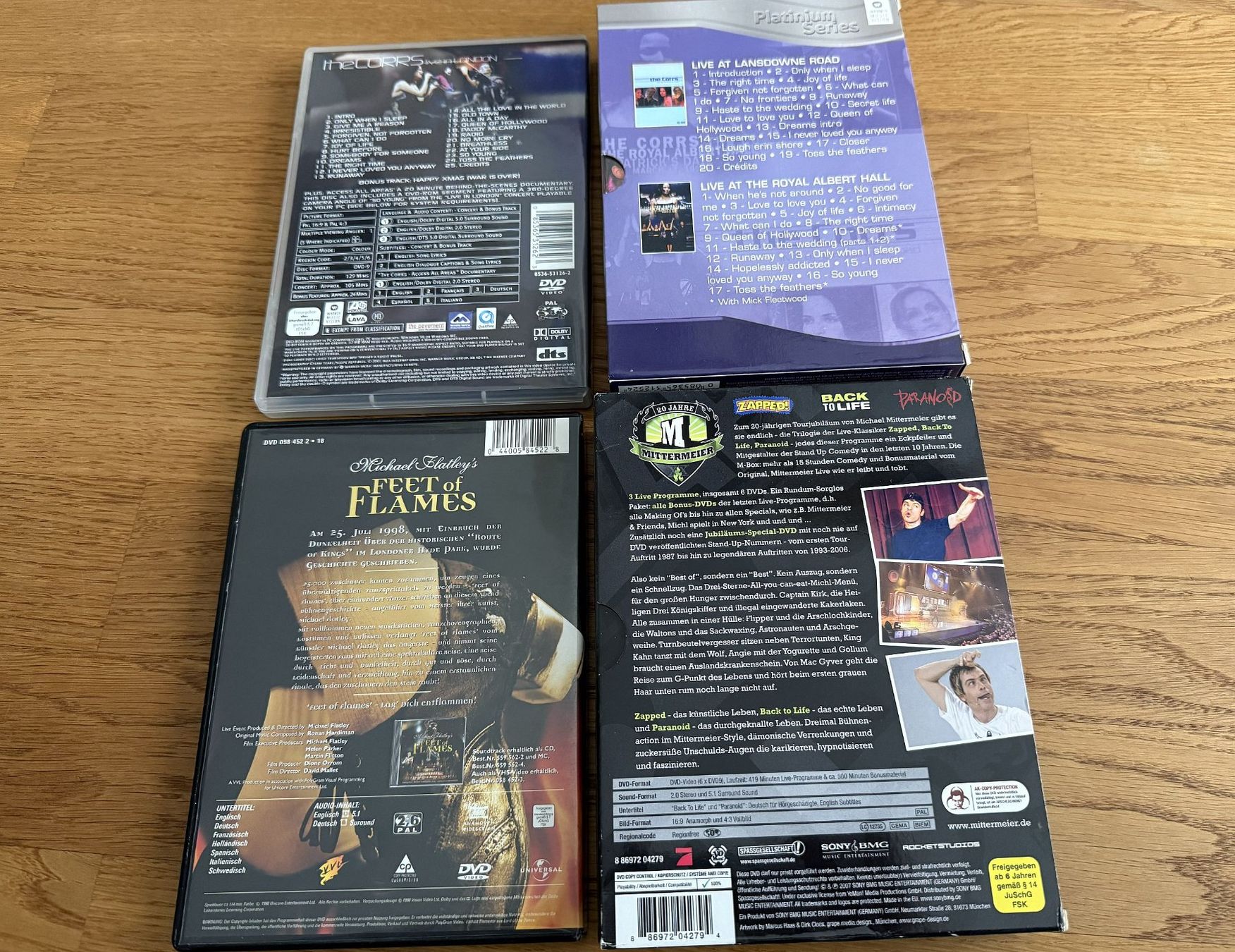Tutti i DVDs: 10 DVDs Musik und Shows – Usato da Langnau i.E. venduto da Rbigi 1