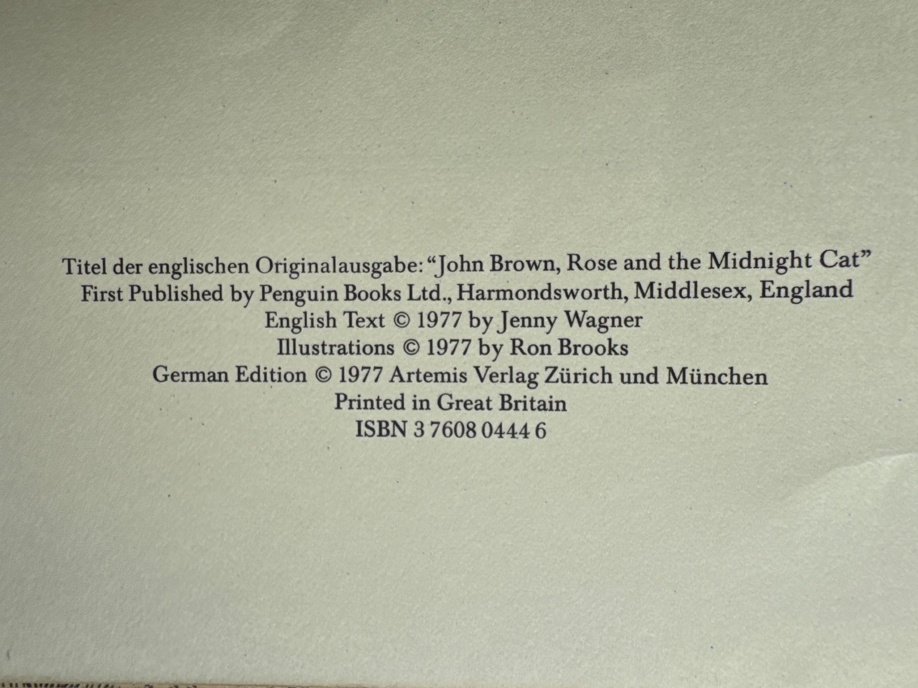 Libri: Oskar und die Mitternachtskatze - Ron Brooks – Usato da Aarau venduto da Kilauea 5