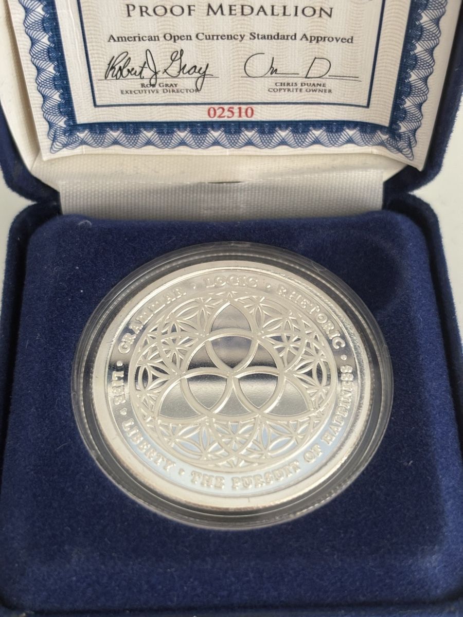 Tutti le monete: 2012 Trivium Silver Proof Medallion - Collectible Coin – Nuovo (secondo la descrizione) da Otelfingen venduto da IT_Fan_88 2