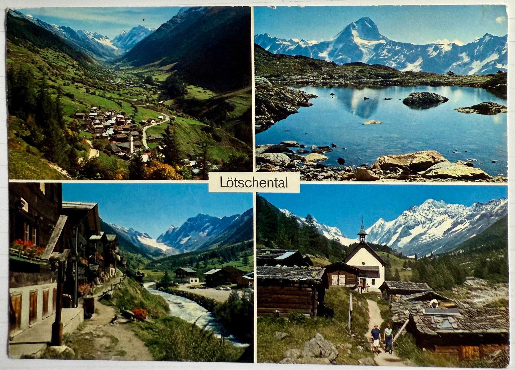 Cartoline postali: Lötschental - Multi-vue – Usato da Lutry venduto da Ediego
