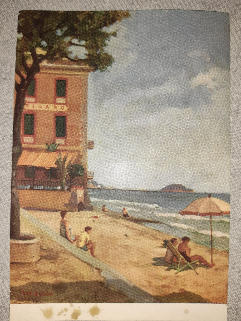 Cartoline postali: Carte postale d'Alassio – Usato da Biel/Bienne venduto da Ligurie