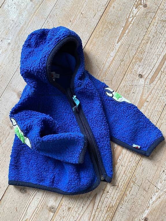 Jacken & Mäntel: Molo Teddy-Jacke in blau Gr. 74 – Gebraucht aus Solothurn von f.e. 3