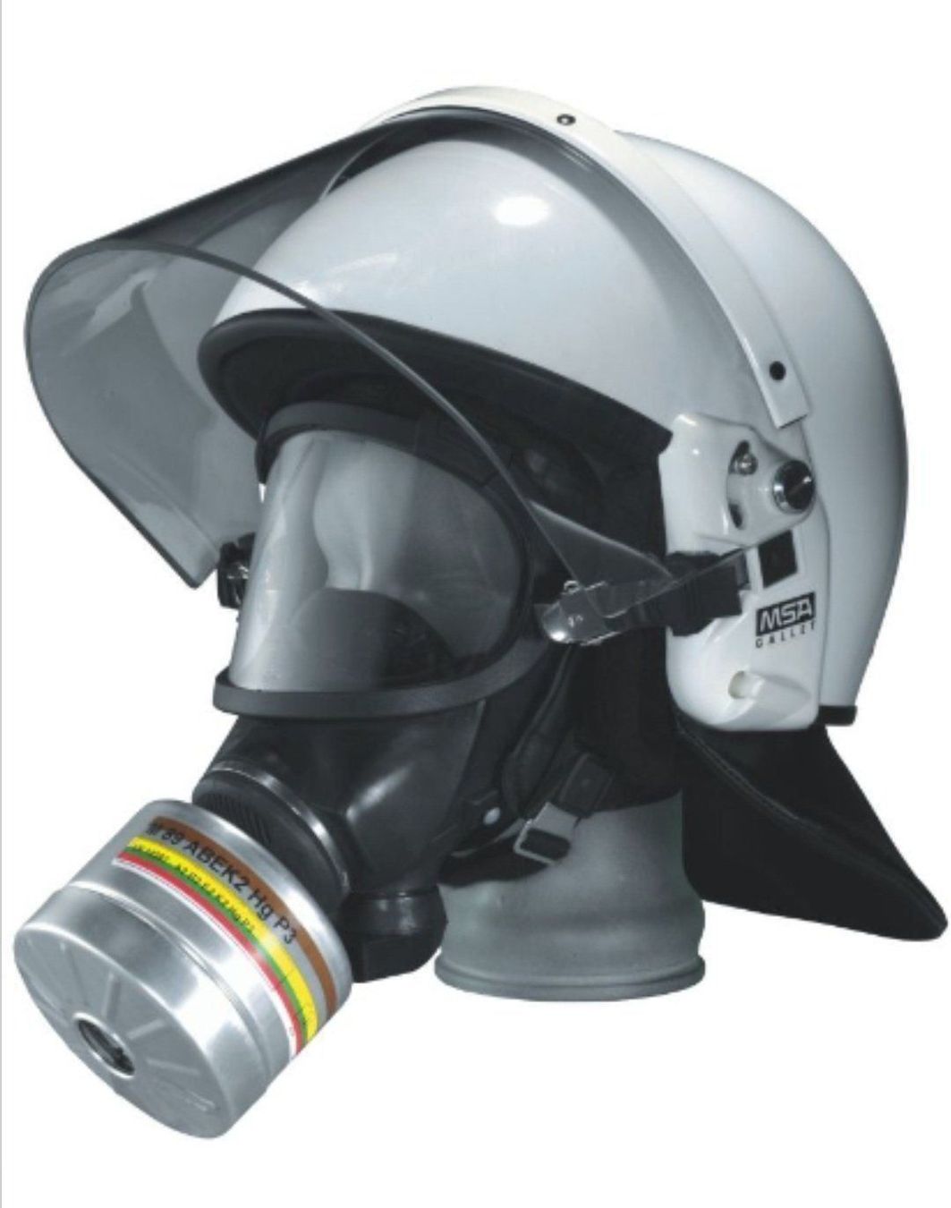 Protezione per viso e udito: Polizei Gasmaske MSA Auer 3S + NATO Filter. – Nuovo (secondo la descrizione) da Fislisbach venduto da jos_cf6h 2