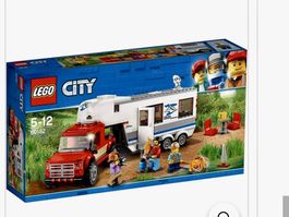 LEGO 60182 City Great Vehicles Pickup & Wohnwagen Single, Si
