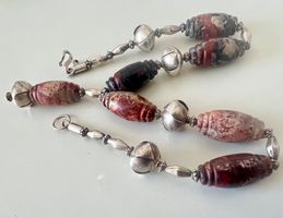 Vintage Atelier-Collier Silber925 & Landschaftsjaspis-Unikat