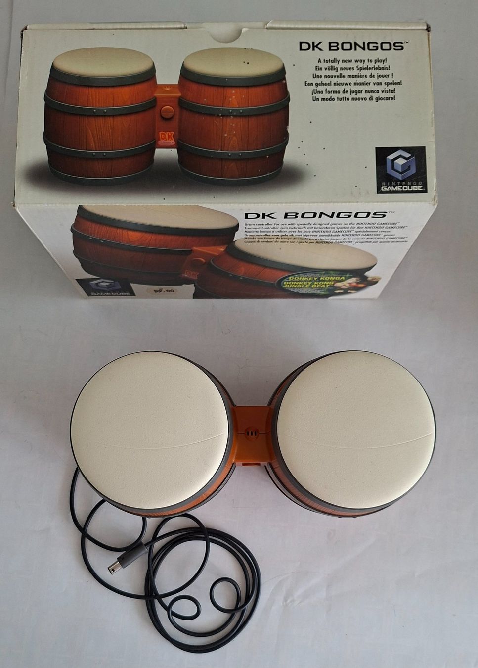 Strumenti musicali: DK Bongos GameCube Controller mit OVP – Usato da Opfikon venduto da Diversamente 1
