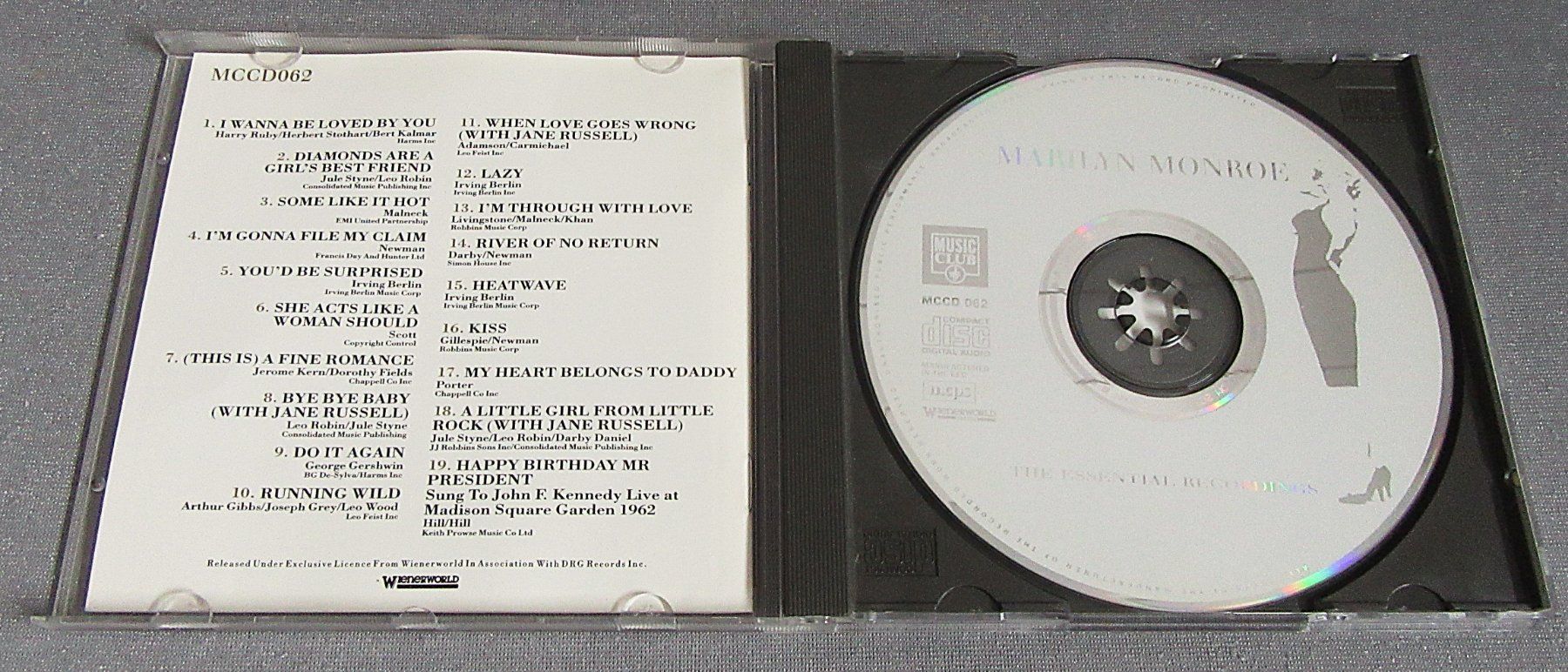 CDs: CD - Marilyn Monroe - The Essential Recordings – Gebraucht aus Auenstein von Padabimbim 3