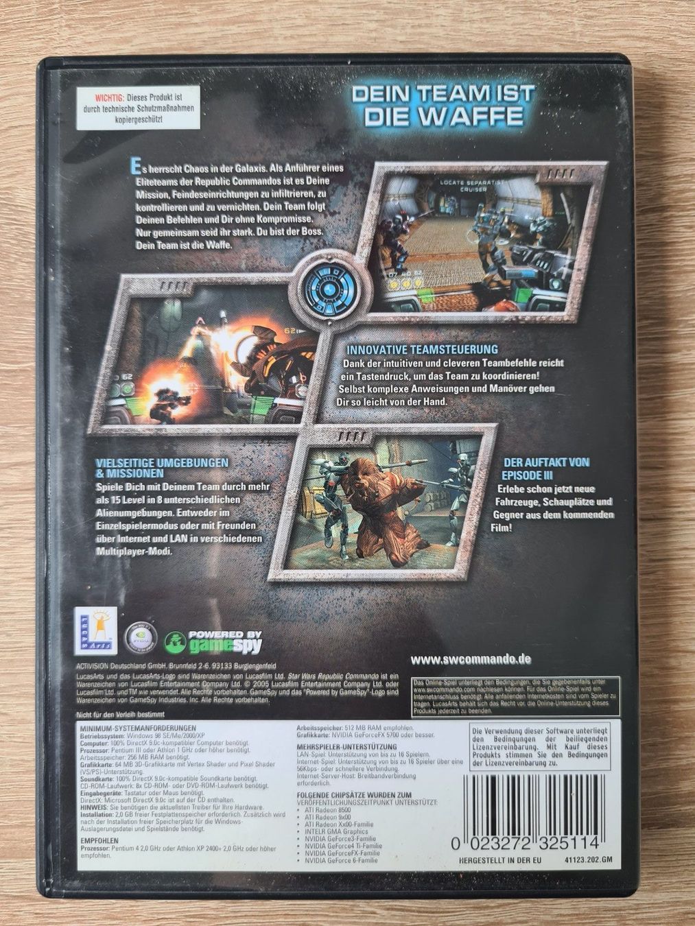Giochi: Star Wars Republic Commando (2 CD) - PC – Usato da Carouge GE venduto da Franllo 1