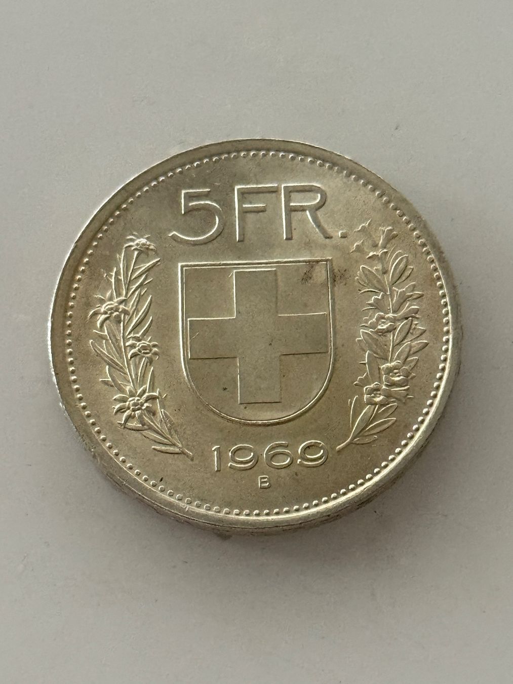 Toutes les monnaies: 5 Franken 1969  Silber – D'occasion à Wallisellen par SWISS_SILVER1 1