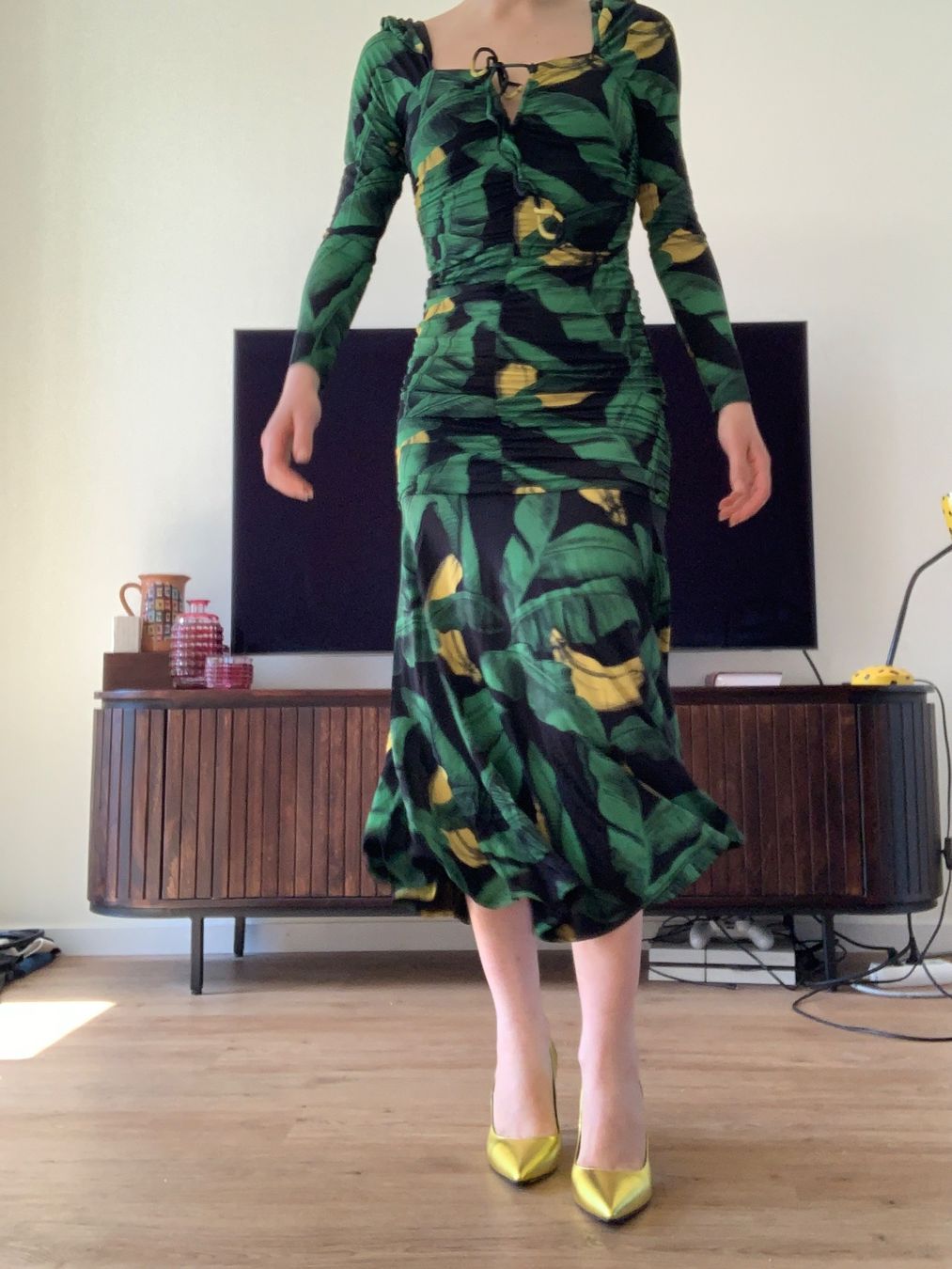 Ganni Vestiti: Robe motif banane Ganni – Nuovo e nell'imballaggio originale da Genève venduto da vic_s9c5 6