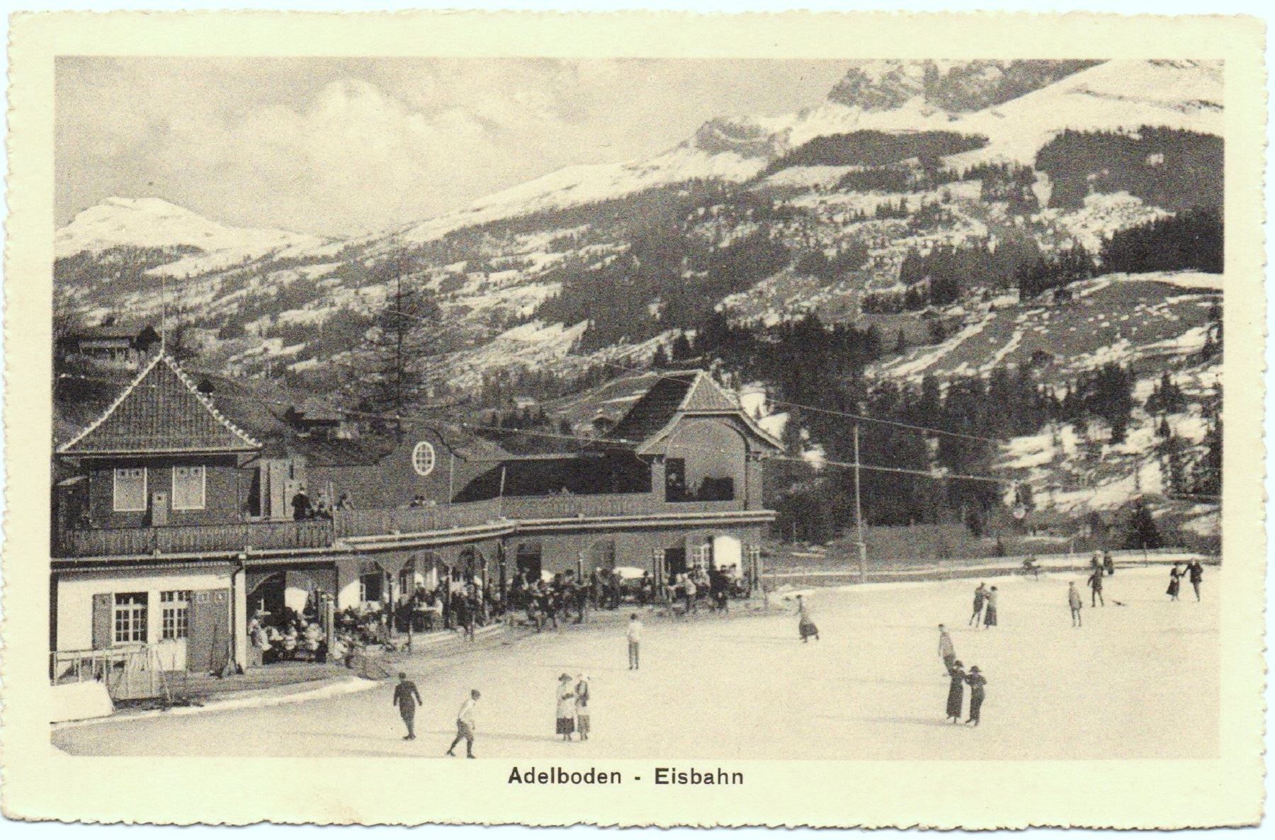 Cartoline postali: ADELBODEN Eisbahn – Nuovo (secondo la descrizione) da Jona venduto da philajona