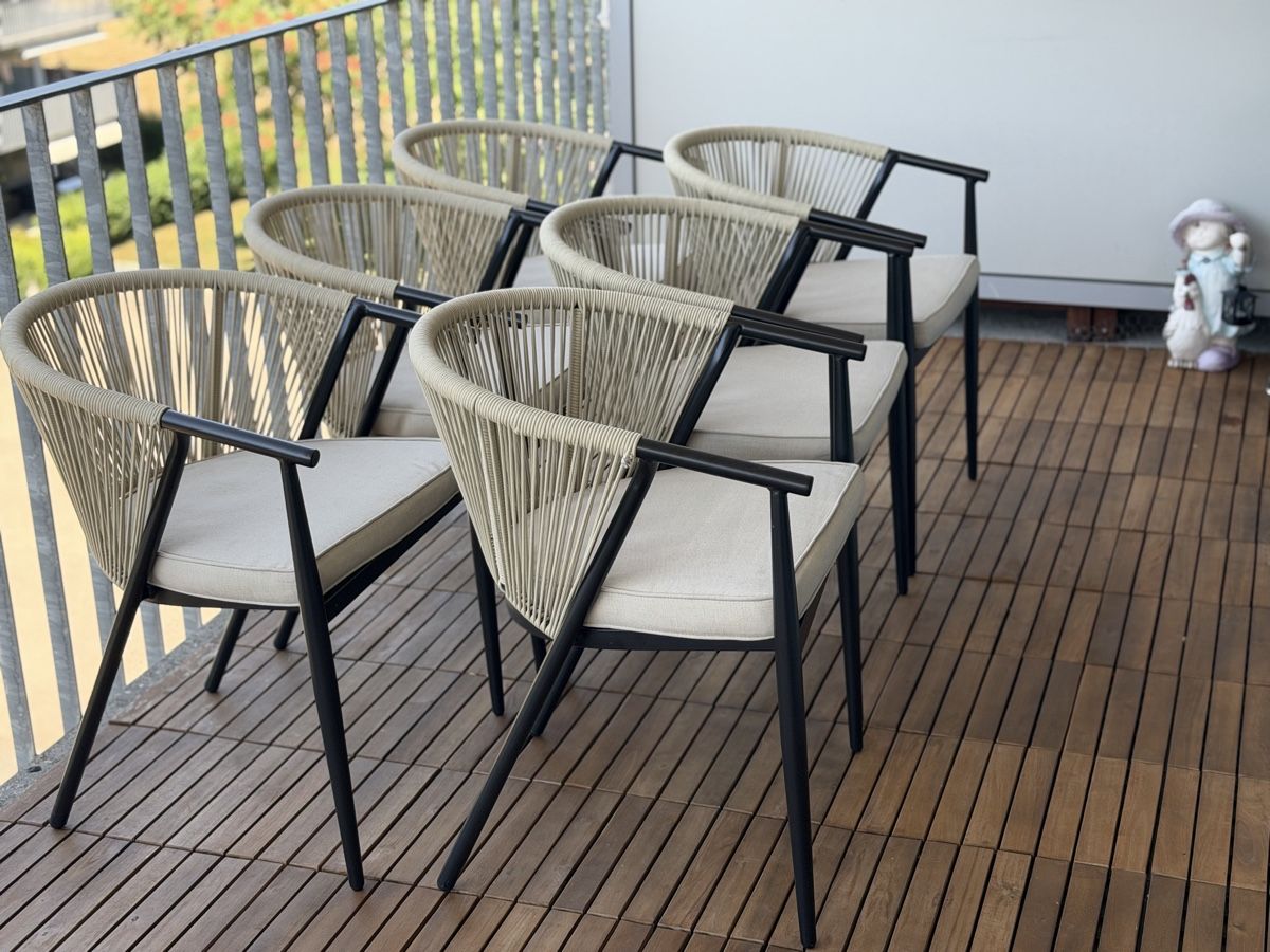 Sedie: 6 Gartenstühle Neu – Nuovo (secondo la descrizione) da Winterthur venduto da Mata0703