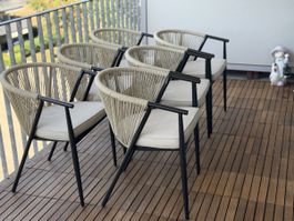 6 Gartenstühle Neu