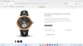 Carl F. Bucherer Tourbillon / Limited Edition - Full Set