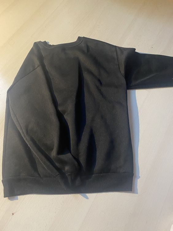 Sweat-shirt Homme SheIn, Coton Noir, Col Rond, Manches Longues, Taille XL, Occasion
