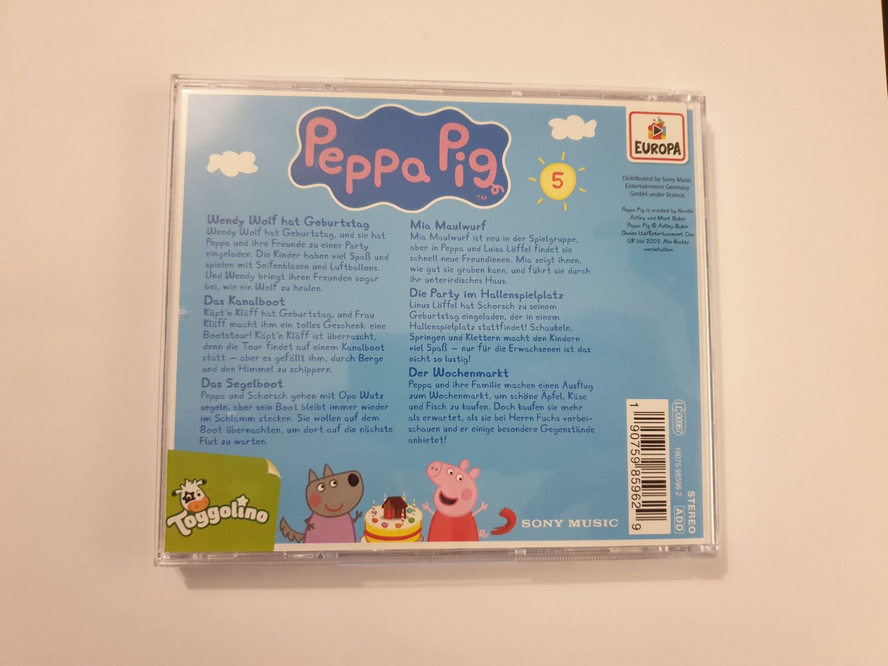 CD: Peppa Pig / Wendy Wolf hat Geburtstag – Usato da Rain venduto da Laupia 1
