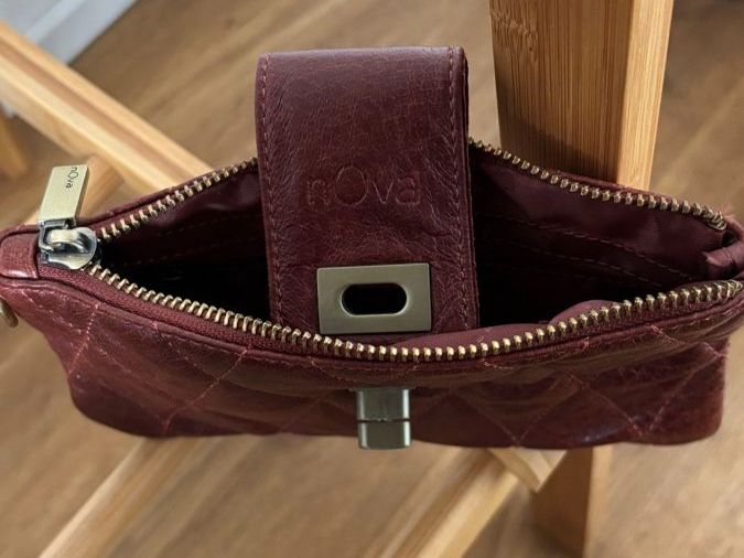 Taschen für Damen: Clutch, Leder, dunkel bordeaux, Nova – Neu (gemäss Beschreibung) aus Vilters von Sidsel_M 2