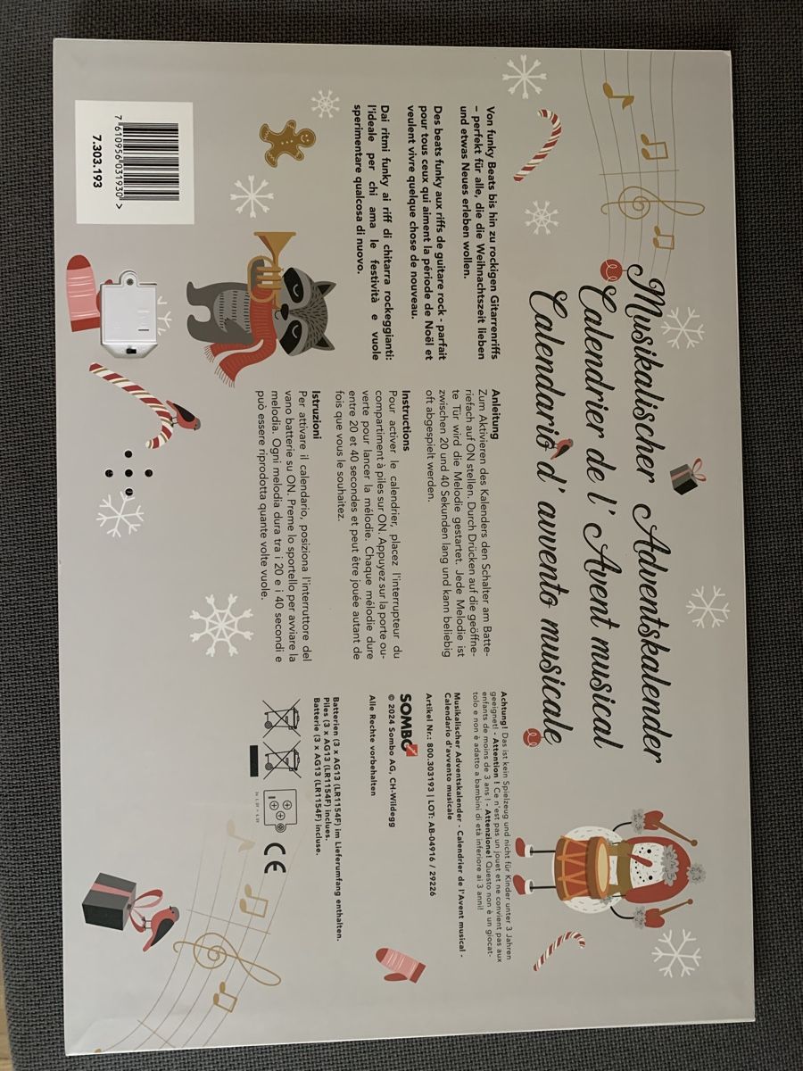 Calendari: Musik-Adventskalender – Usato da Kirchberg BE venduto da mua81 1