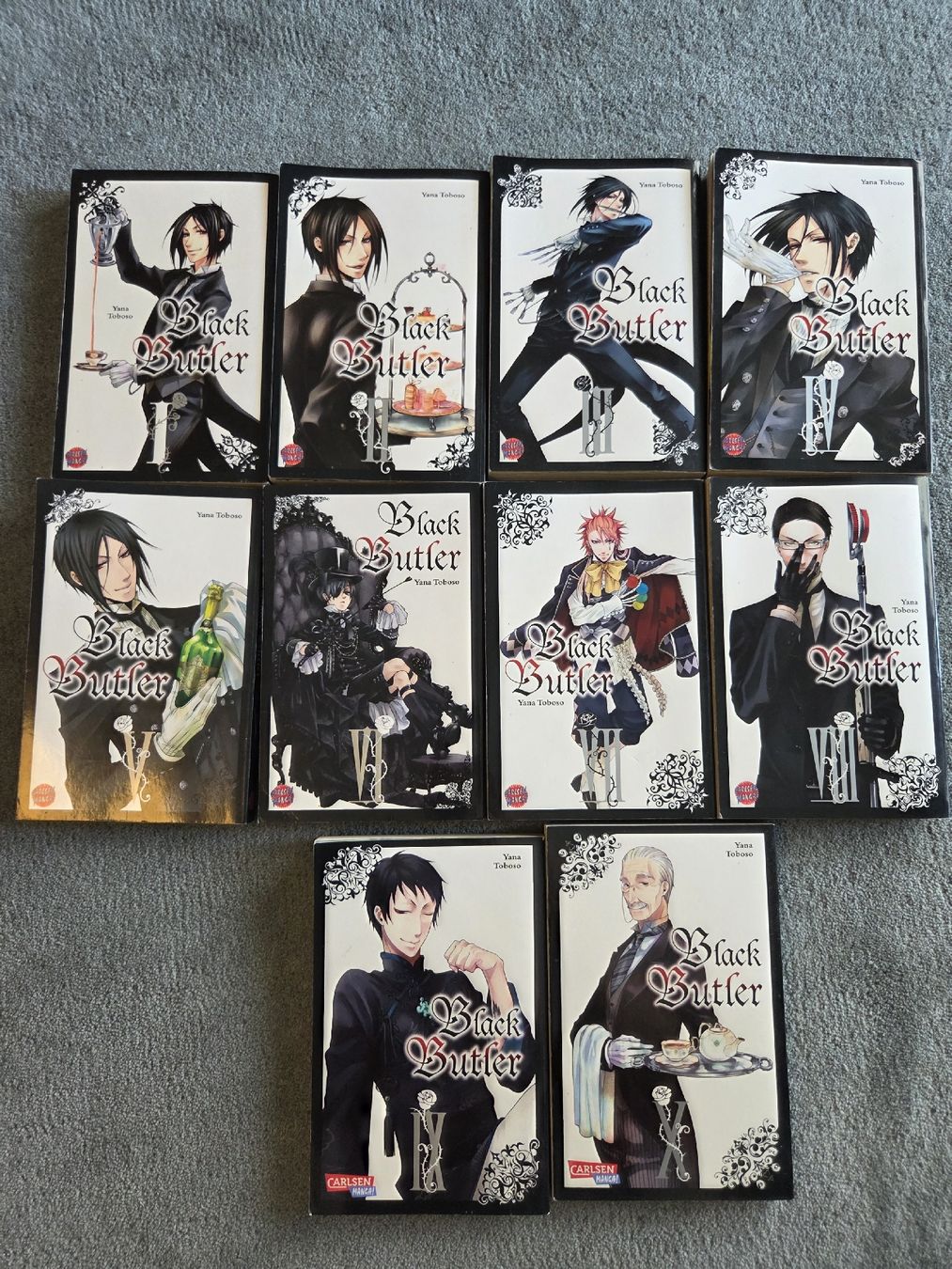 Fumetti: Black Butler Manga 1-10 – Usato da Jona venduto da nik.rj