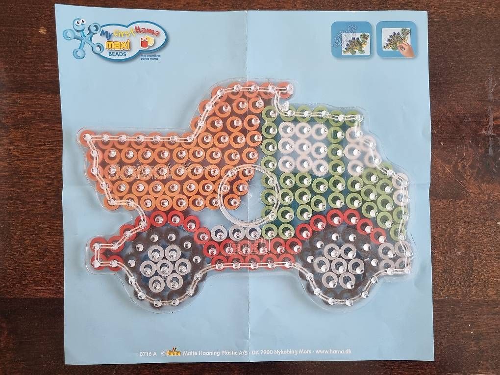 Kit bricolage: Hama Maxi Perlen 180g und 3 Vorlagen – Usato da Bern venduto da fri_qzm7 3