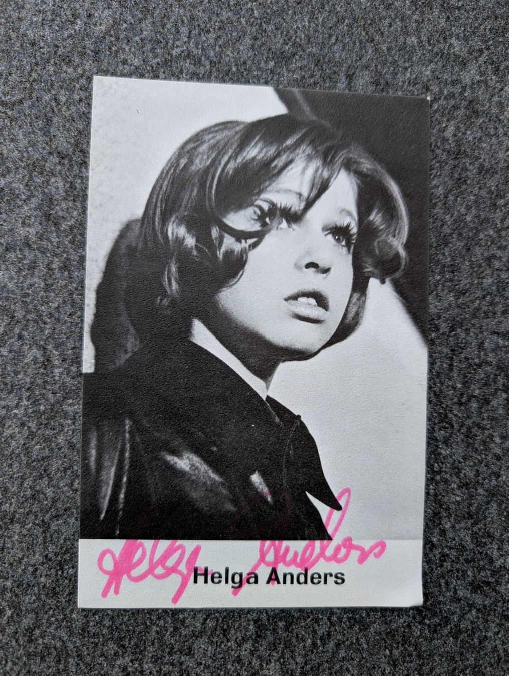 Autografi: Helga Anders, handsigniert – Usato da Buchs ZH venduto da Fussballfredi
