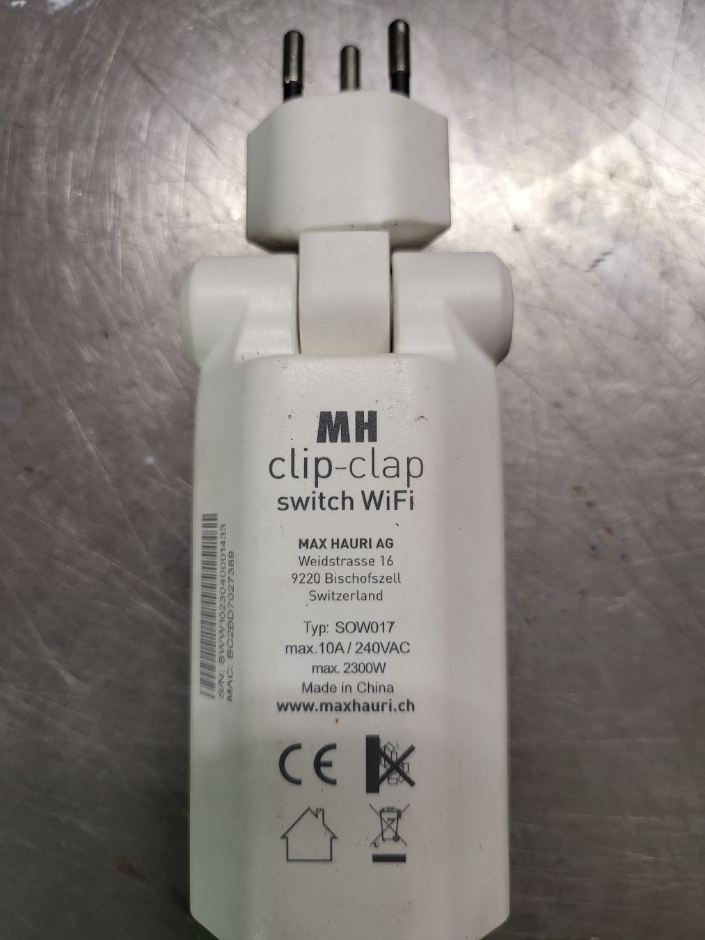 Interruttori: MaxHauri ClipClap Wifi Switch – Usato da Bad Zurzach venduto da Schaeubli-Group 1