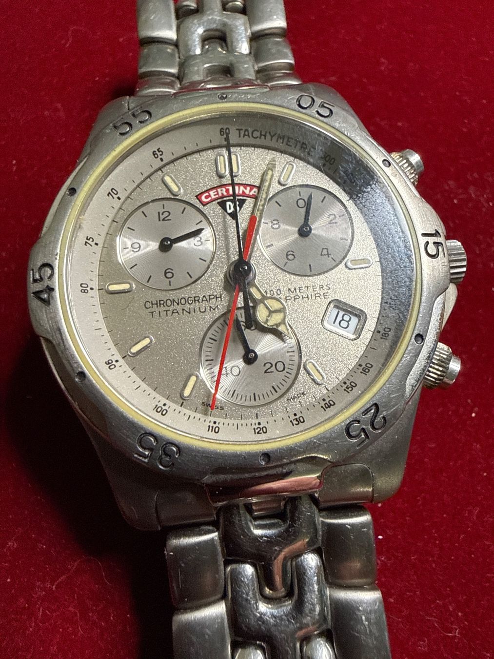 Certina Montres: Certina Chronograph Titanium 39 mm – D'occasion à Pfeffingen par Allhandelklgwatches