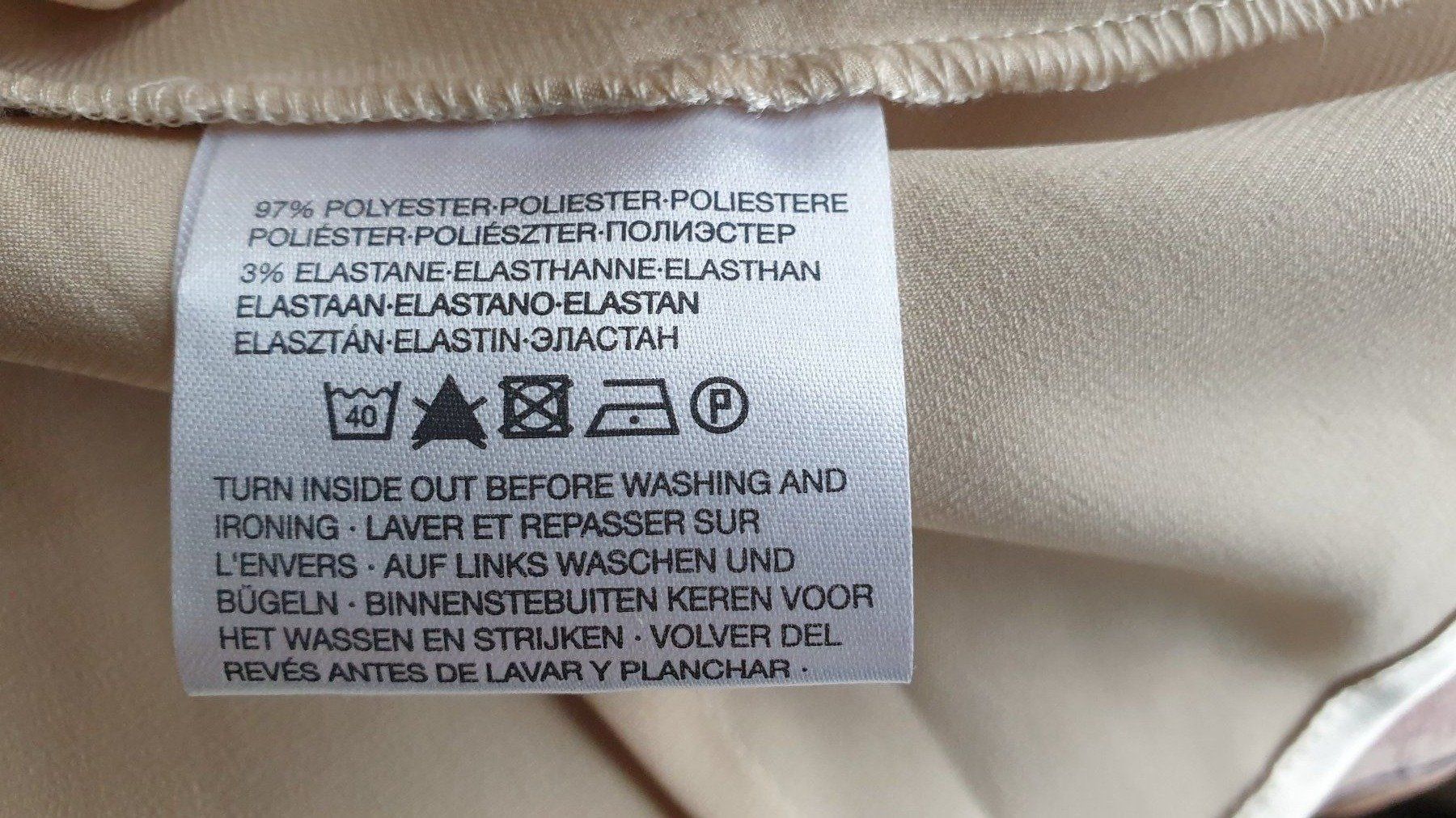 Camicette: Damenbluse Beige 34, Yessica Polyester – Usato da Biel/Bienne venduto da Bormida64 4