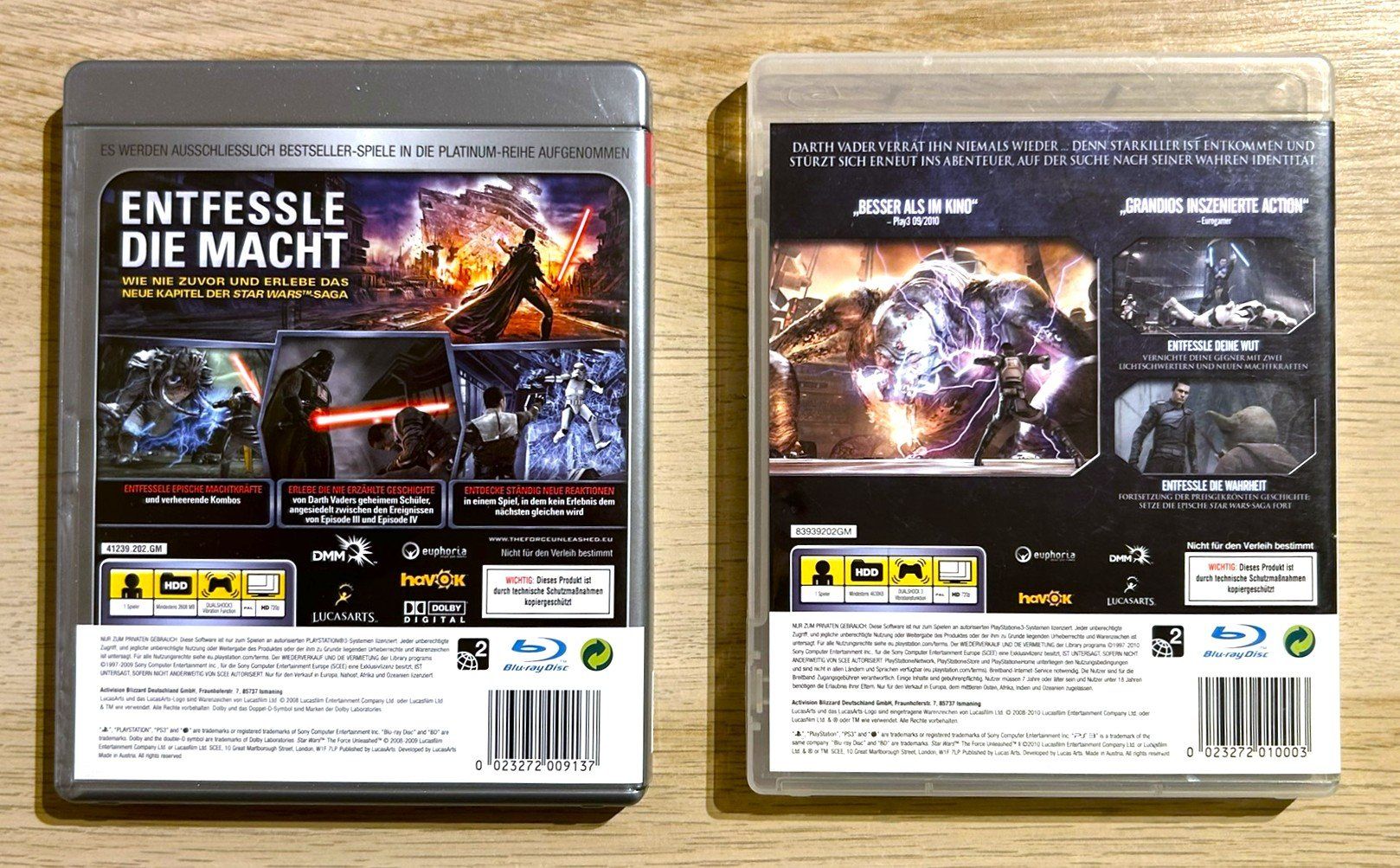Sony Giochi: Star Wars: The Force Unleashed Bundle PS3 – Usato da St. Gallen venduto da Alpine.Arcade 1
