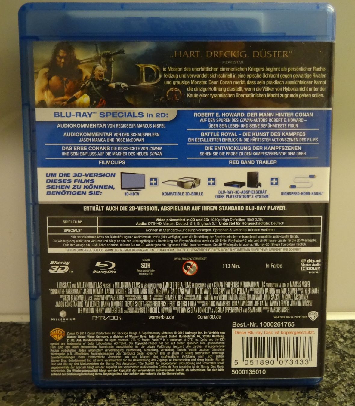 Tutti i DVDs: Conan 3D Bluray – Usato da Rheinfelden venduto da Silver75 1