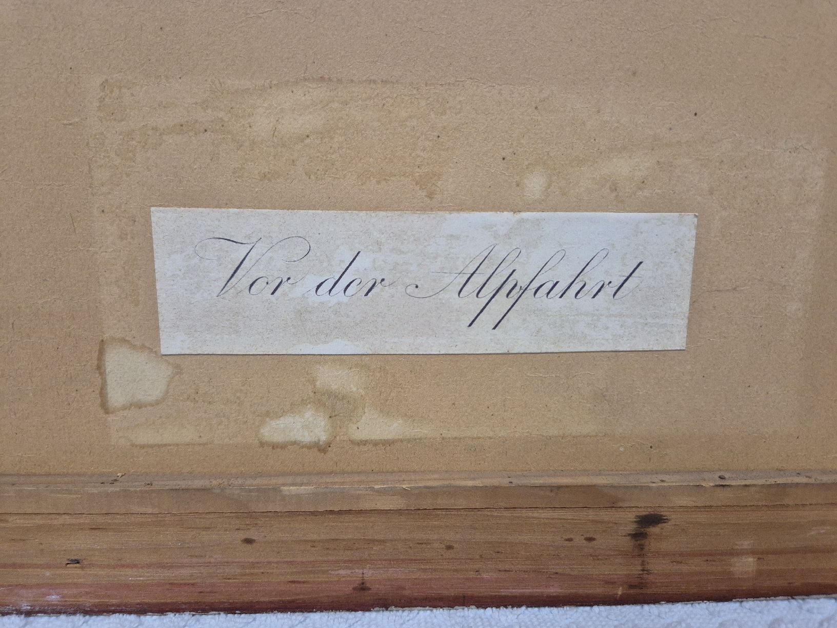Dipinti: Historisches Bild "Vor der Alpfahrt" – Usato da Rüthi (Rheintal) venduto da Gtech85 4
