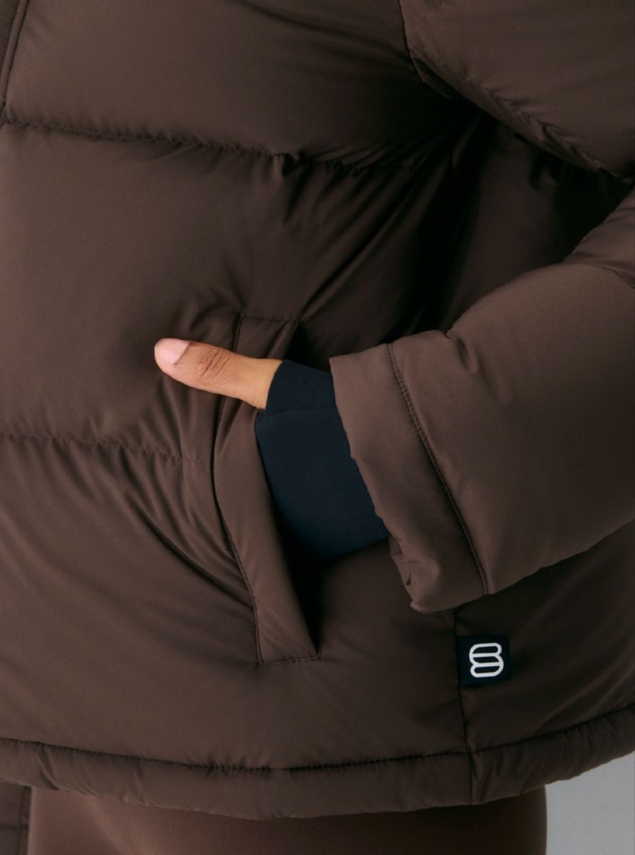 Aritzia Giacche: Aritzia Super One Puff Shorty brown puffer jacket size S – Usato da Genève venduto da toandfrom 2