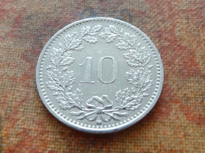 Alle Münzen: 10 Rp. 1991 – Gebraucht aus Romanel-sur-Lausanne von Swift13 1