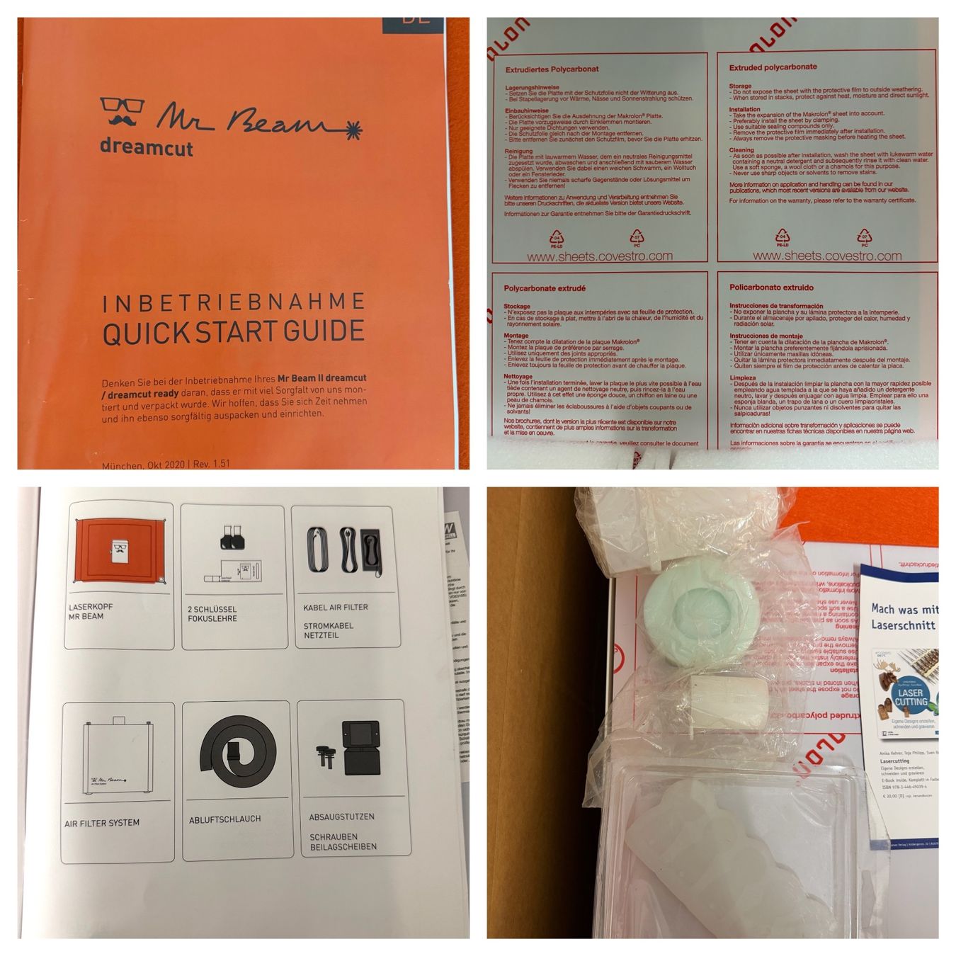 Alle Maschinen: MR BEAM II dreamcut Lasercutter & Air Filter System Bundle – Gebraucht aus Zürich von Arche_Brockenhaus 9
