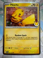 Pokémon TCG - Pikachu Cosmos Holo + Swirl in line of sight