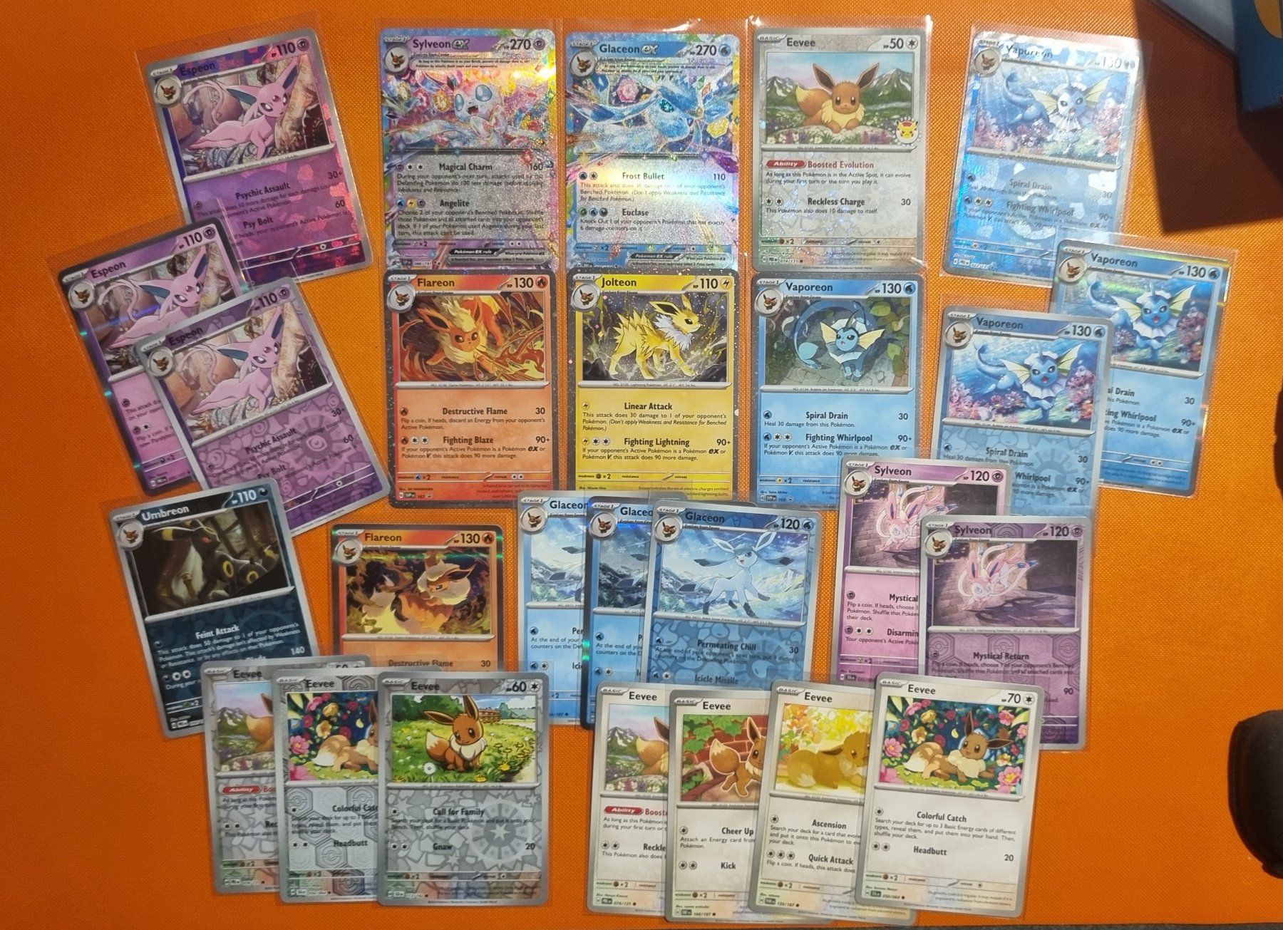 Pokémon Sammelbilder & Trading cards: Eevee / Evoli Mega Kartenbundle Englisch inklusive 4x Promos – Gebraucht aus Bichelsee von Kompiuter
