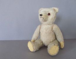 Vintage Teddybär, hellbeige, Sammlerstück, Top Zustand!