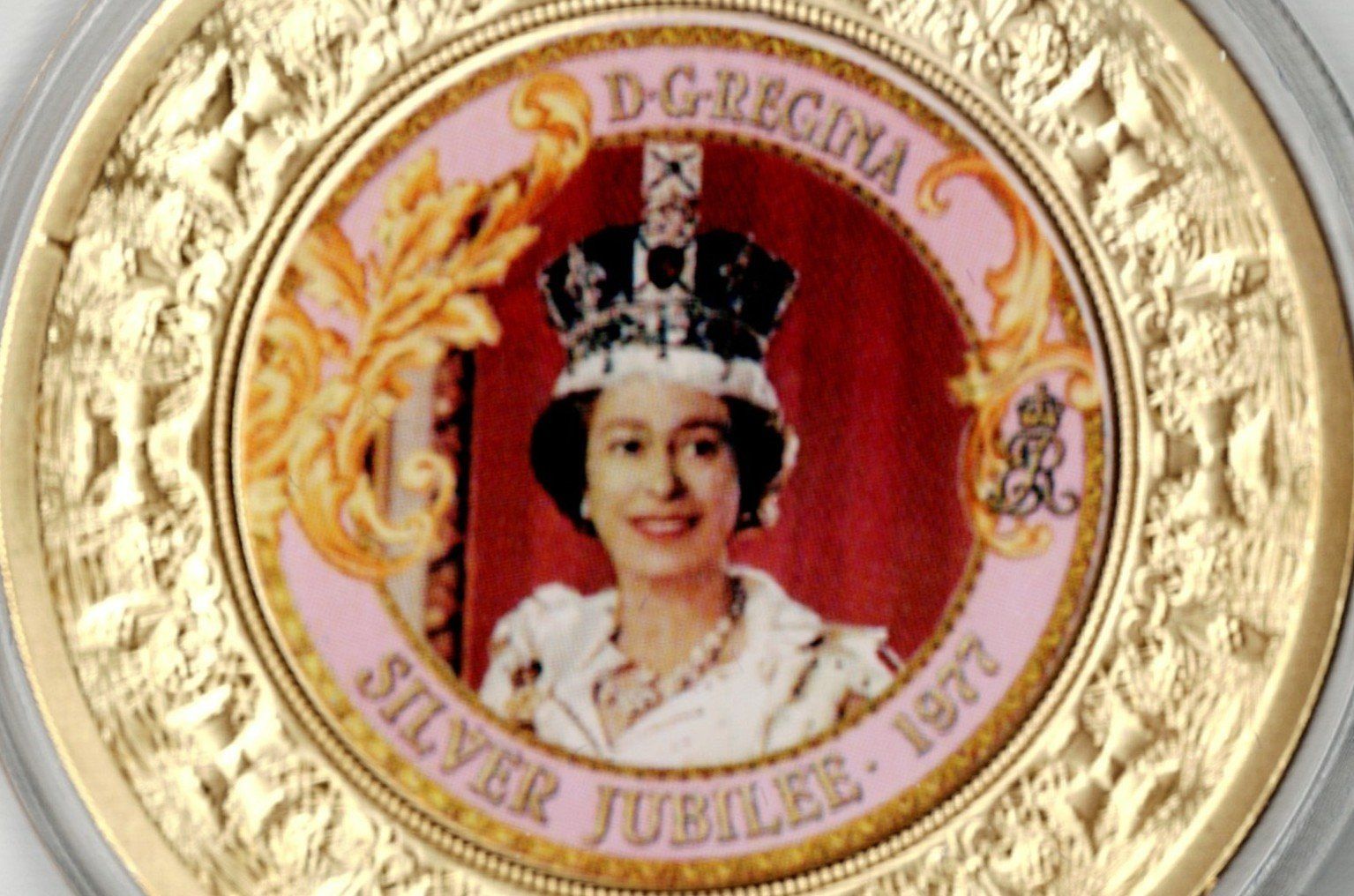 Medaillen: Silver Jubilee_1977_Dei Gratia Regina_Elizabeth II_Gedenkm – Neu (gemäss Beschreibung) aus Hombrechtikon von Fraese01 2