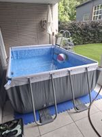 Bestway Pool Set 282x196x84cm | Sommer Pool mit Leiter |