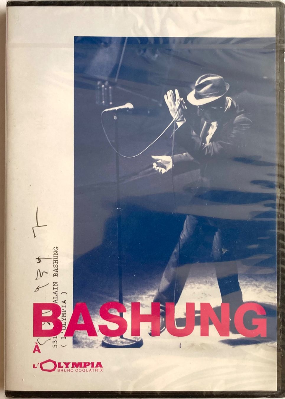 Tutti i DVDs: ALAIN BASHUNG - BASHUNG A L'OLYMPIA – Nuovo e nell'imballaggio originale da Poliez-Pittet venduto da Newtown-Records