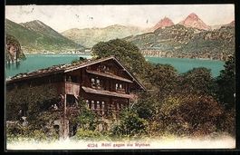 Rütli, Schweizerhaus gegen die Mythen