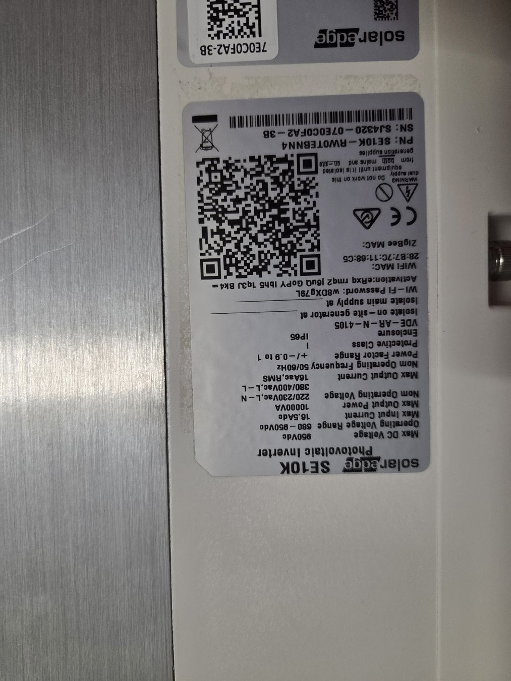 SolarEdge Inverter: SolarEdge SE10K Wechselrichter - Top Zustand – Usato da Uzwil venduto da Supersell 3